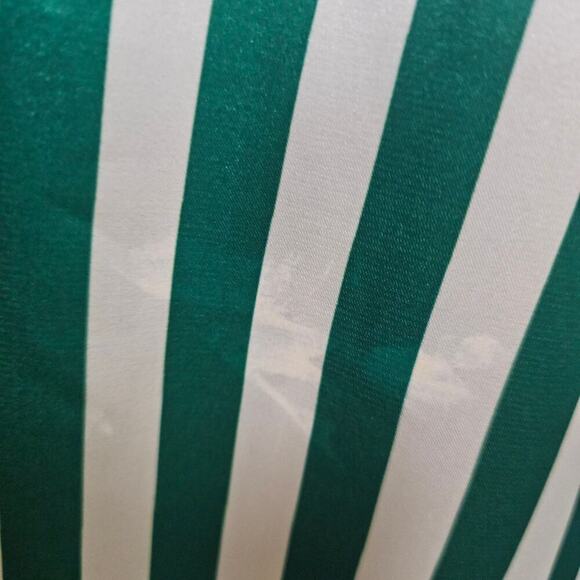 Show Me Your Mumu XXL Green White Satin Feel jammies. Soft. Sexy. Stylish. NY. - Picture 14 of 16